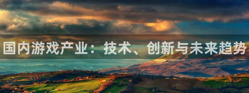优贝娱乐升级5994月：国内游戏产业：技术、创新与未来趋势