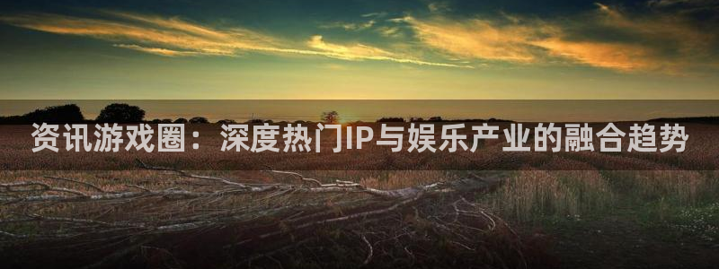 优贝娱乐官方登录网址：资讯游戏圈：深度热门IP与娱乐产业的融